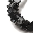thumbnail image 3 of Natural Snowflake Obsidian Beads Strands Star 6x5.5x2mm Hole: 0.8mm about 75pcs/strand 14.57 inch(37cm), 3 of 4