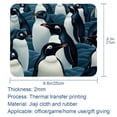 thumbnail image 5 of Penguin Printed Square Desk Mat Gaming Mouse Pad with Non-Slip Rubber Bottom - 8.3x9.8 Inch Office and Gaming Mouse Pad, 5 of 6