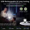 thumbnail image 3 of Linterna Portátil para Acampar, Brillo Ajustable, Luz de Emergencia para de Luz, Lámpara de Camping Impermeable., 3 of 5