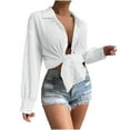 thumbnail image 2 of Karight Long Sleeve Shirts for Women Fall Fashion 2025 Dressy Casual Blouses, 2 of 8