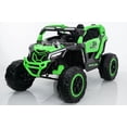 thumbnail image 5 of Xuanlur 24V 5Ah Ride on UTV w/Parents Remote Control, Toddler Electric Car w/4-wheel suspension, 400W Super High Power, 5 Mph Max Speed, LED Lights, Bluetooth,Ride on Car for Age 3+, Green, 5 of 6