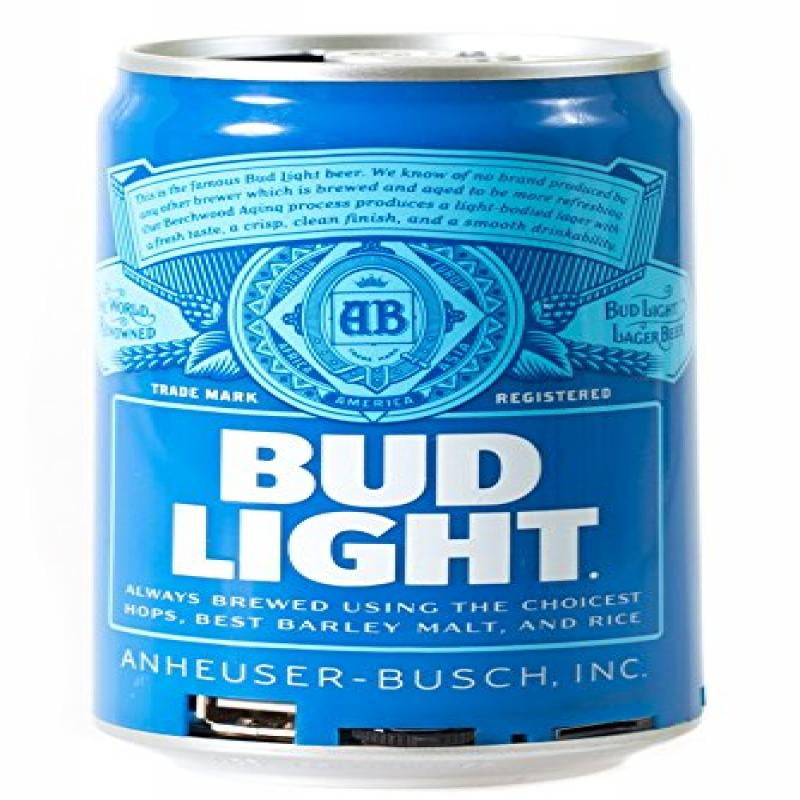 Bud Light Bluetooth Can Speaker- Wireless Audio Sound Stereo Beer Can, Bluetooth Bud Light music player ( Bud Light Blue)