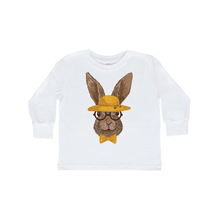 

Inktastic Hipster Easter Bunny Gift Toddler Boy or Toddler Girl Long Sleeve T-Shirt