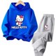 thumbnail image 3 of Conjuntos de sudaderas con capucha Conjunto de ropa para niños Ropa de Hello Kitty para niños Ropa para niñas Tops Pantalones Trajes de 4 a 14 años Trajes con capucha Suéter, 3 of 5