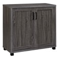 thumbnail image 2 of Filch Wooden 2-door Accent Cabinet Weathered Grey, 2 of 6