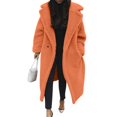 thumbnail image 2 of Uinagy Women's Sherpa Long Coat Jacket, 2 of 4