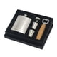 thumbnail image 4 of Frascos de cadera de acero inoxidable, embudo de vertido fácil, frascos para bebidas, botella de vino para acampar, viajes, fiestas, senderismo, Bar con abridor, 4 of 8