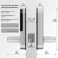 thumbnail image 2 of Chapa Electrónica OmniKeySilver 3 Pzas NFC Biométrico NIP App Móvil Pilas 4xAA No Incluidas USB Negro y Plateado., 2 of 4