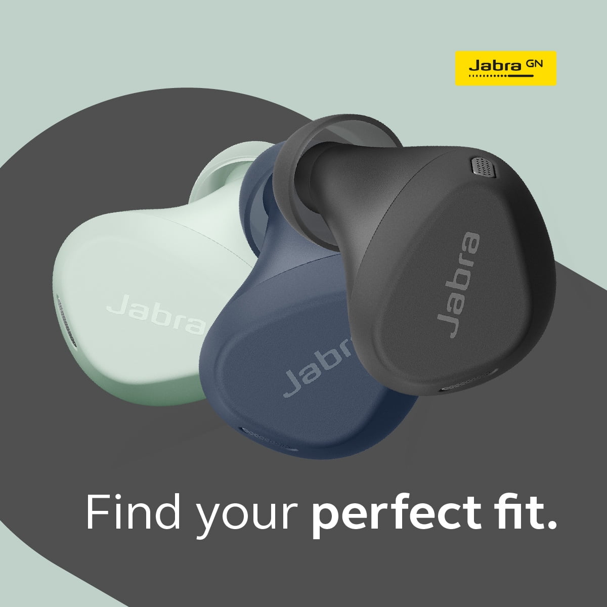 Jabra Elite 4 Active In-Ear Bluetooth Earbuds, Active Noise Cancelling,  Light Mint