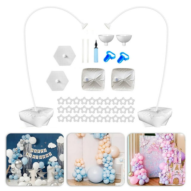YAOMOBB Reliable Base Half-Arch Balloon Stand Balloon Arch Stand Kit Stable Reliable Simple Installation Half Arch Wedding Party Accessories