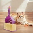 thumbnail image 4 of Steadline Plastic Cat Litter Scoop Pet Care Sand Waste Scooper Shovel Hollow Cleaning Tool Pet Supplies Easy to Clean Cat Litter Scoops Litter and Housebreaking Pet Supplies, 4 of 6