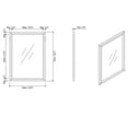 thumbnail image 2 of Simpli Home Urban Loft 22 x 30 inch Bath Vanity Décor Mirror-Finish:White,Size:22x1.1x30, 2 of 2