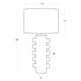 thumbnail image 2 of Regina Andrew 13-1534 Sanya 30" Tall Buffet Table Lamp - White, 2 of 7
