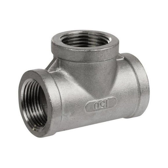 Smith Cooper 4868311 1.25 in. FPT x 1.25 in. Dia. FPT Stainless Steel Tee