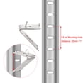 thumbnail image 6 of Freezer Shelf Clips Shelf Support Bracket Square Buckles Clips Stainless Steel 1mm Thick 4pcs, 6 of 7