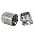 thumbnail image 1 of Keychain Pill Container, Small Pill Case Portable Alloy Medicine Holder Waterproof Warehouse Mini Pill Storage Bottle Food Pills Tea Candy Organizer Cans for Outdoor Camping, 1 of 7