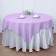 thumbnail image 6 of Efavormart 70" Lavender Square Polyester Tablecloth for Dining Table, Wedding, Party, Event, Banquet, Restaurant Decoration, 6 of 6
