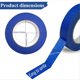 thumbnail image 3 of Cinta adhesiva de 2,5 cm de ancho, paquete de 4, azul, uso general, 55 yardas, 4 rollos, 550 cm en total., 3 of 4