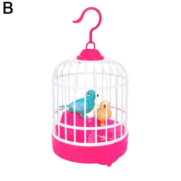 Childrens Birdcage Toys Electric Talking Bird Will Singing Move Educational Toys