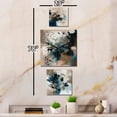 thumbnail image 3 of Designart "Abstract Reflections in Blue III" Abstract Print Oversized Contemporary Clock - Set Of 3 - Multipanel Clock For Living Room Décor - Large Vertical Clock, 3 of 6