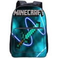 thumbnail image 1 of Mochila y fiambrera Minecraft para niños | Mochila escolar, bolsa de almuerzo, estuche para lápices, llavero y dispensador de Creeper Steve Zombie Kuyhfg Sin marca, 1 of 5