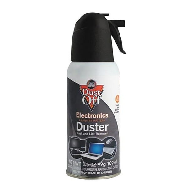Dust Off 3.5 oz Junior Compressed Gas Disposable Duster for Electronics