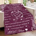 thumbnail image 4 of LHSHID Daughter Blanket Daughter Blankets from Mom Dad Birthday for Daughter I Love You Daughter Presents to My Daughter Daughter Soft Flannel Letter Throw Blanket 40"x50", 4 of 7