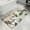 Beige, variant on Spring Floral Washable Area Rugs for Living Room Bedroom, Large Non Slip Indoor Floor Carpet Absorbent White Magnolia Flowers Barn Door Farmhouse Beige Door Mat Rugs for Bathroom Entryway 47.2"x63"