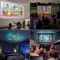 thumbnail image 4 of Portable Mini Projector, Full HD LED Video Projector for Home Cinema and Outdoor Use, 4 of 5