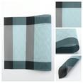 thumbnail image 5 of Placemats Set of 6 Plastic Placemats for Dining Table Decor Indoor Outdoor Washable Kitchen Table Mat Turquoise 17.7*11.8inch, 5 of 6