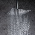 thumbnail image 4 of Sumerain Shower System Ceiling Mount with Rough-in Valve, Rain Showerhead and Hand Shower, Chrome Finish, 4 of 13