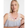 thumbnail image 4 of Kacey Lee Women's Woven Sleep Set, 2-Piece, Sizes XS-XXL, 4 of 5