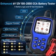 thumbnail image 5 of AUTOPHIX OM129 PRO OBD2 Scanner Battery Tester 2 in 1 Automotive Diagnostic Tool Engine Code Reader Full OBD2 Function Cranking Test Charging Test 12V Automotive Battery Tester EOBD OBD Auto Analyzer, 5 of 9