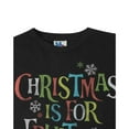 thumbnail image 2 of Junk Food Mens Christmas Is For Fruit-Cakes T-Shirt, 2 of 4