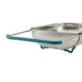 thumbnail image 5 of Rachael Ray Tools and Gadgets Over-the-Sink Stainless Steel Colander, 4.5 Quart, Agave Blue Handles, 5 of 5