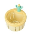 thumbnail image 1 of ¡Campaña con descuento!Protectores De Fregadero Multifuncionales con Cesta De Descarga Automática De Prensa, Filtro Colector De Desechos De Cocina De Cactus Lindo, Colador De Drenaje De Plástico Univ, 1 of 8