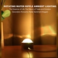 thumbnail image 3 of Lámpara De Onda De Agua, Control Remoto, Efecto De Onda De Agua, Luces Nocturnas, 16 Prismas De Luz Variables, Pantalla, Base De Madera Original Para Dormitorio, 3 of 7
