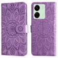 thumbnail image 5 of Funda tipo cartera GANGXUN para Xiaomi Redmi 13C 4G , diseño girasol, cuero PU, soporte, cierre magnético, tarjetero, 5 of 5