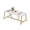 Gold & White, variant on Dextrus Farmhouse Dining Table for 6-8, 71" Rectangular Wood Kitchen Table for Dining Room, Kitchen, Washed Grey