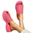 thumbnail image 4 of Censtreet Women’s Flat Trendy Dressy Womans Summer Wedge Sandals with Comfortable Flatform Arch Support Walking Outdoor, 4 of 4