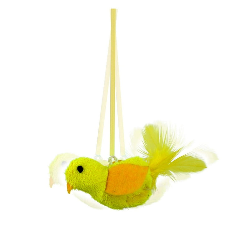 OurPets Bird in A Cage Electronic Cat Toy