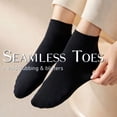 thumbnail image 6 of NevEND 6 Pairs Cotton Thin Ankle Low-cut Socks Athletic Lightweight for Women Size M Black, 6 of 7