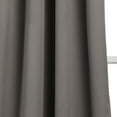 thumbnail image 3 of Lush Dcor Isolé Oeillet Occultant Fenêtre Rideaux Gris Foncé Set 52X108, 3 of 6