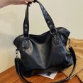 thumbnail image 4 of Wweixi Fashionable Comfortable PU Shoulder Bag For Versatile Crossbody Shoulder Bags Shopper Handbag Tote Bags Waterproof black, 4 of 6