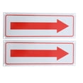 thumbnail image 1 of Shisuyan Sleek Design Arrow Signs Assorted Color 2Pcs 9.8X3.5X0.03In, 1 of 9