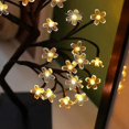 thumbnail image 4 of ZHAOCHENG Lámpara de mesa LED con luces de cerezo en flor, luces nocturnas USB, 4 of 5