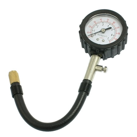 Portable 0-7 Bar kg/cm2 Tire Dial Inflator Gauge Gun for Racing Motorcycle Auto Car
