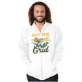 thumbnail image 5 of Off Grid Camping Relax Unwind Nature Zip Up Hoodie Men's Women's Brisco Brands S, 5 of 6
