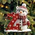 thumbnail image 6 of Kumdkd 26 Letters Christmas Tree Ornaments Set - Acrylic Alphabet Pendants, DIY Christmas Decorations, Bright Colors, Perfect for Tree & Home Holiday Decorations‌, 6 of 9