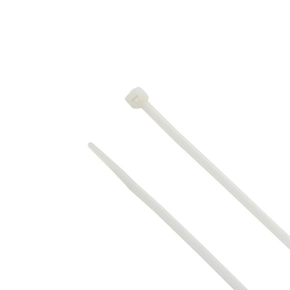 ZipTie.com Attaches à Fermeture Éclair Multi-Usages Naturelles de 8 Pouces - Gestion des Cordons de Résistance à la Traction de 75 Lb - Attaches Certifiées UL 21S - Multi-Usages Intérieurs (Lot de 1000)